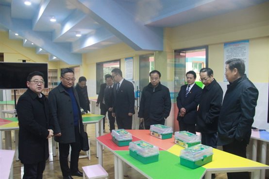 芜湖县教育局领导一行莅临我校指导工作